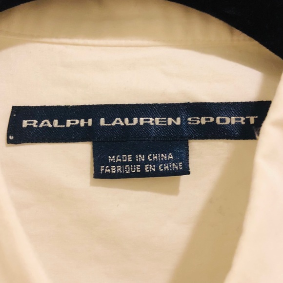 Ralph Lauren Sport White Button Down shirt - Picture 4 of 5